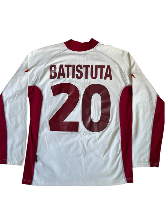 Kappa Other - AS ROMA ITALY 2001/2002 AWAY FOOTBALL SHIRT JERSEY SIZE XXL KAPPA #20 BATISTUTA